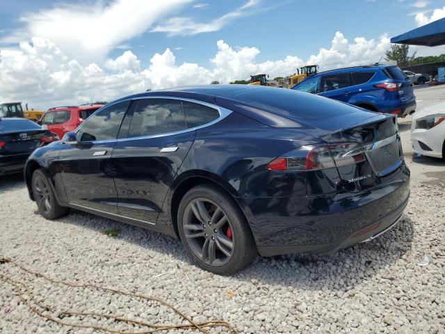 5YJSA1H13EFP40997 - 2014 TESLA MODEL S BLUE photo 2