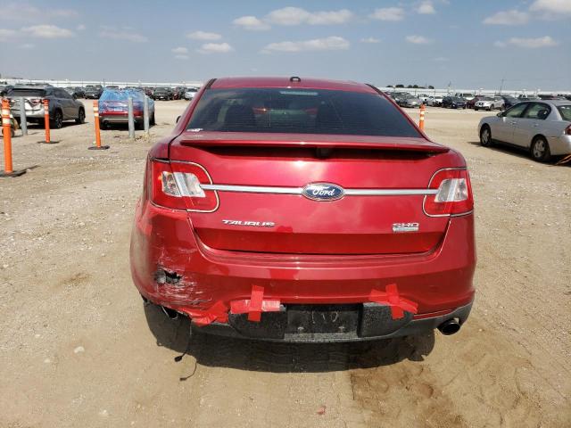 1FAHP2KT8BG130190 - 2011 FORD TAURUS SHO RED photo 6