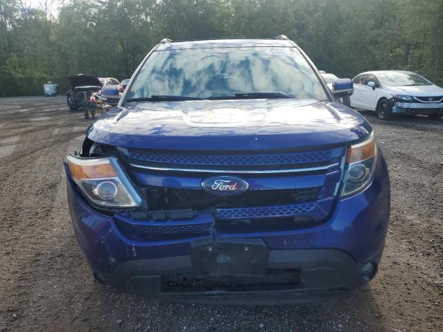 1FM5K8F8XFGC19037 - 2015 FORD EXPLORER LIMITED BLUE photo 5