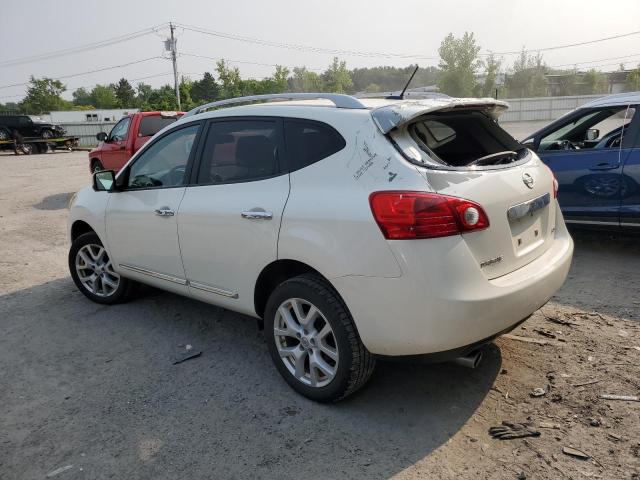 JN8AS5MVXDW649751 - 2013 NISSAN ROGUE S WHITE photo 2