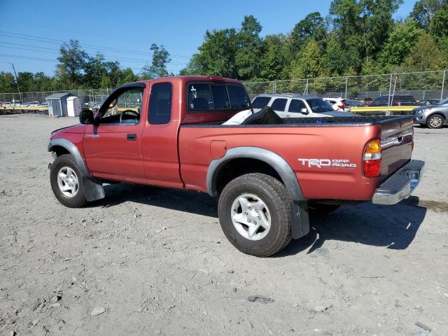 5TESM92N02Z098699 - 2002 TOYOTA TACOMA XTRACAB PRERUNNER ბურგუნდია ფოტო 2