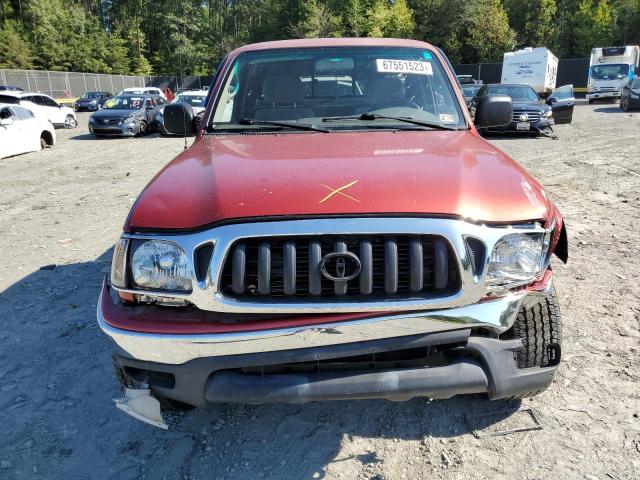 5TESM92N02Z098699 - 2002 TOYOTA TACOMA XTRACAB PRERUNNER BURGUNDY photo 5