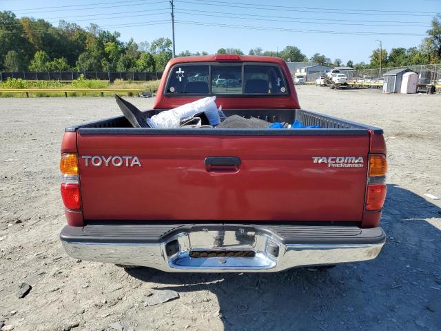 5TESM92N02Z098699 - 2002 TOYOTA TACOMA XTRACAB PRERUNNER ბურგუნდია ფოტო 6