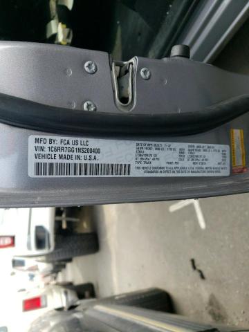 1C6RR7GG1NS200400 - 2022 RAM 1500 CLASS SLT 银色 照片 12