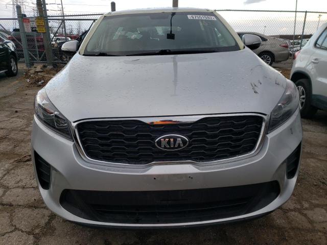 5XYPG4A32KG577457 - 2019 KIA SORENTO L SILVER photo 5