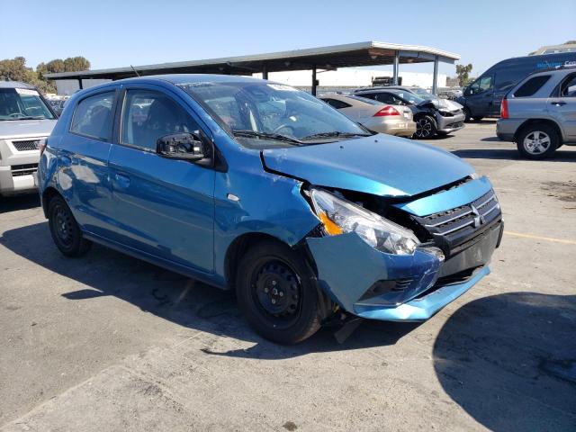 ML32AUHJ3MH013913 - 2021 MITSUBISHI MIRAGE ES BLUE photo 4