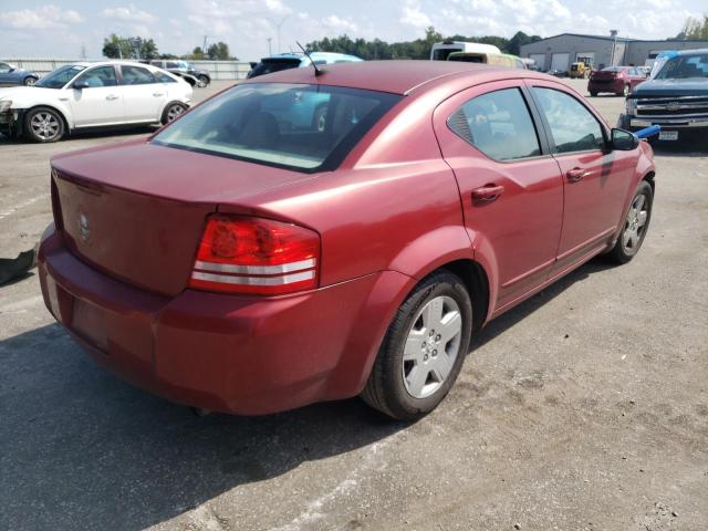 1B3CC4FBXAN154726 - 2010 DODGE AVENGER SXT BURGUNDY photo 3