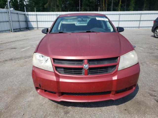 1B3CC4FBXAN154726 - 2010 DODGE AVENGER SXT BURGUNDY photo 5