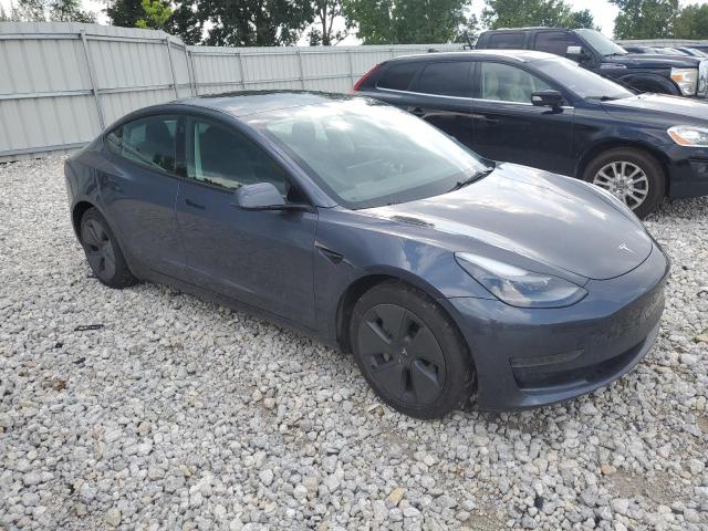 5YJ3E1EAXPF692043 - 2023 TESLA MODEL 3 GRAY photo 4