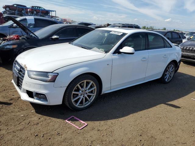 WAUFFAFL4EN034532 - 2014 AUDI A4 PREMIUM PLUS WHITE photo 1