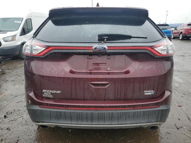 2FMPK4J9XJBC59670 - 2018 FORD EDGE SEL BURGUNDY photo 11
