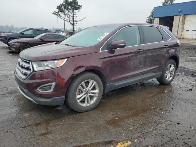 2FMPK4J9XJBC59670 - 2018 FORD EDGE SEL BURGUNDY photo 2