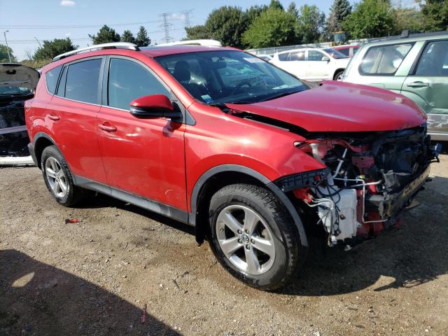 2T3RFREV7FW292314 - 2015 TOYOTA RAV4 XLE RED photo 4