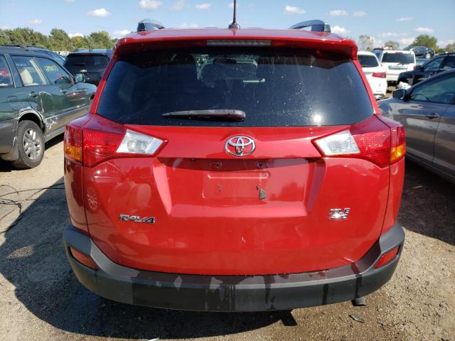 2T3RFREV7FW292314 - 2015 TOYOTA RAV4 XLE RED photo 6