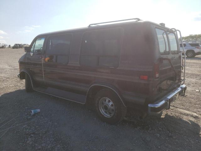 2B6HB21YXPK515355 - 1993 DODGE RAM VAN B250 BURGUNDY photo 2