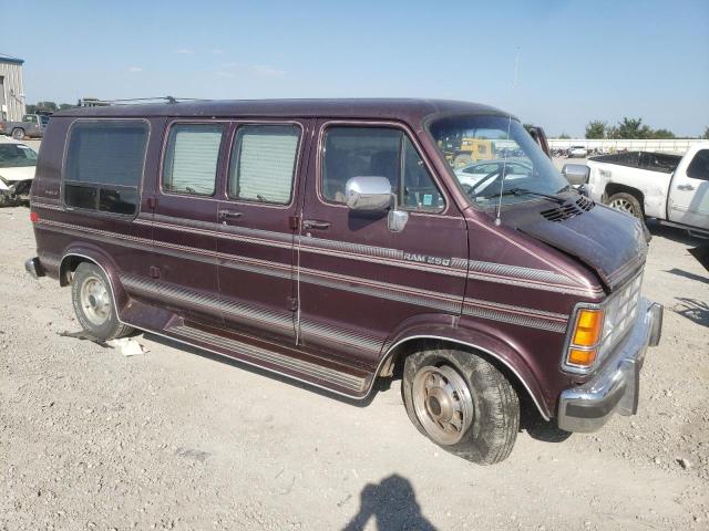 2B6HB21YXPK515355 - 1993 DODGE RAM VAN B250 BURGUNDY photo 4