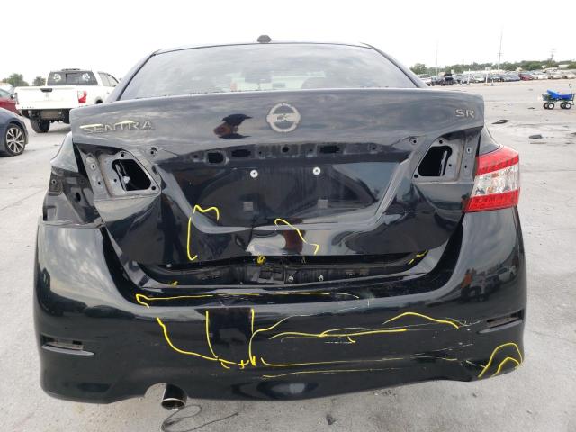 3N1AB7AP9FY250213 - 2015 NISSAN SENTRA S BLACK photo 6