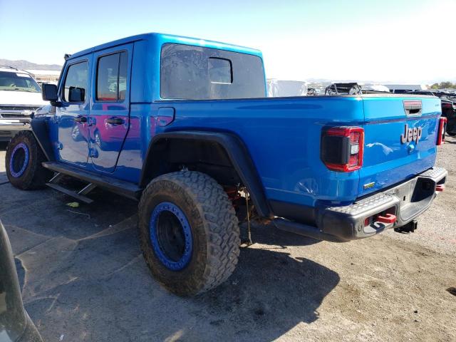 1C6JJTBM1ML520805 - 2021 JEEP GLADIATOR RUBICON BLUE photo 2