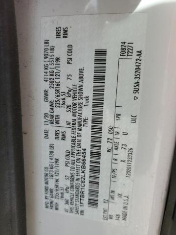 3C6TRVAG0LE120105 - 2020 RAM PROMASTER 1500 STANDARD თეთრი ფოტო 14