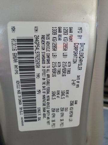 2A4GP54L97R252030 - 2007 CHRYSLER TOWN & COU TOURING 金色 照片 13