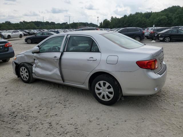 2T1BU4EE5AC282510 - 2010 TOYOTA COROLLA BASE SILVER photo 2