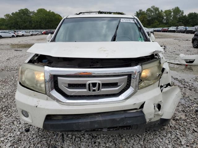 5FNYF4H97BB046182 - 2011 HONDA PILOT TOURING WHITE photo 5