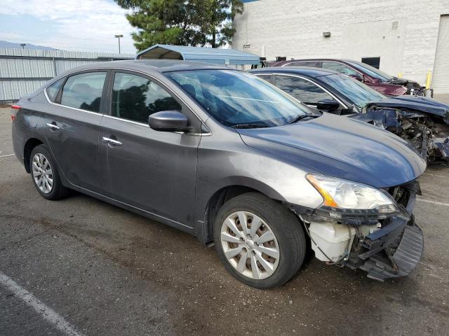 3N1AB7APXFY267747 - 2015 NISSAN SENTRA S GRAY photo 4