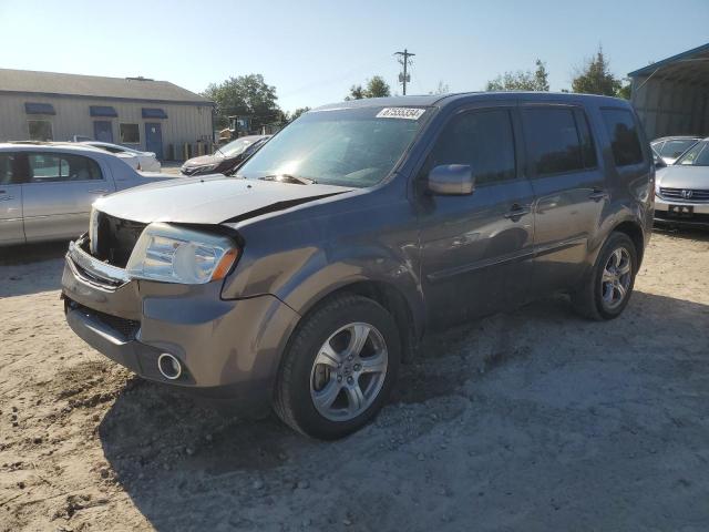 5FNYF3H60FB024532 - 2015 HONDA PILOT EXL GRAY photo 1