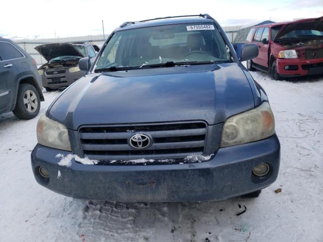 JTEEP21A770223050 - 2007 TOYOTA HIGHLANDER SPORT BLUE photo 5