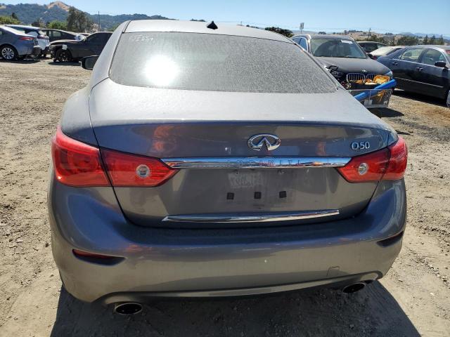 JN1CV7AP0HM640364 - 2017 INFINITI Q50 BASE GRAY photo 6