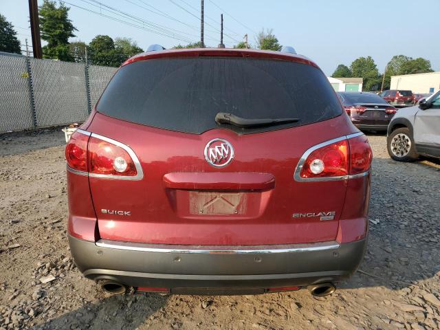 5GALVBEDXAJ164777 - 2010 BUICK ENCLAVE CXL BURGUNDY photo 6