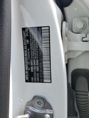 W1K5J4HB8LN104054 - 2020 MERCEDES-BENZ CLA 250 4MATIC WHITE photo 12