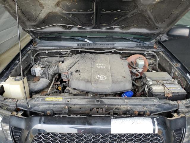 5TELU42N26Z183492 - 2006 TOYOTA TACOMA DOUBLE CAB BLACK photo 11