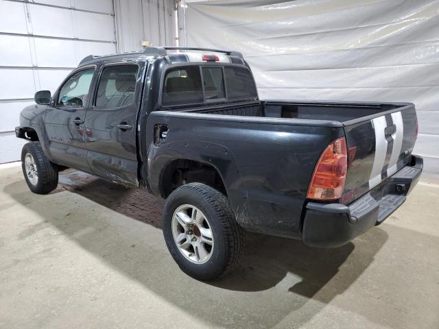 5TELU42N26Z183492 - 2006 TOYOTA TACOMA DOUBLE CAB BLACK photo 2