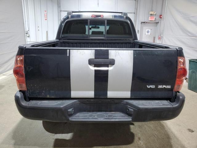5TELU42N26Z183492 - 2006 TOYOTA TACOMA DOUBLE CAB BLACK photo 6