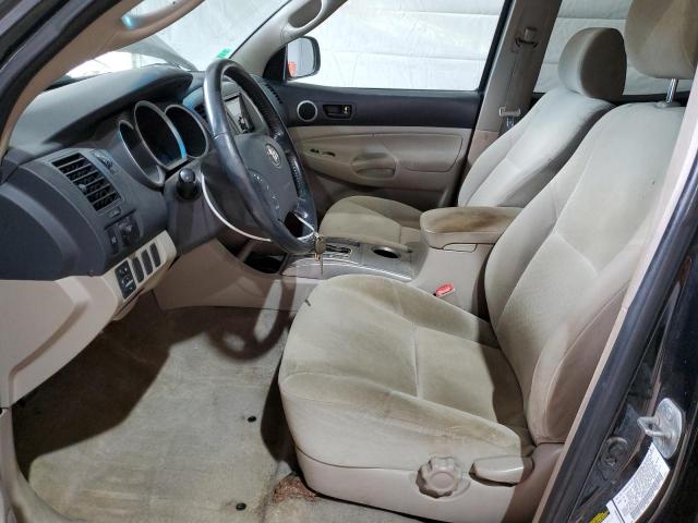 5TELU42N26Z183492 - 2006 TOYOTA TACOMA DOUBLE CAB BLACK photo 7