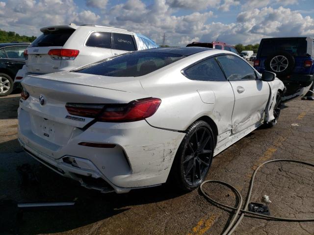 WBABC4C51KBU95991 - 2019 BMW M850XI WHITE photo 3