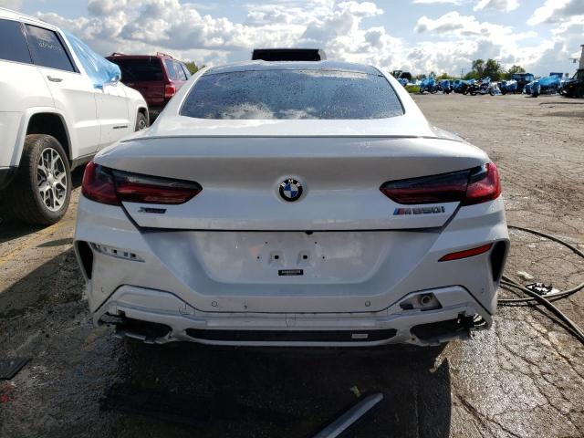 WBABC4C51KBU95991 - 2019 BMW M850XI WHITE photo 6