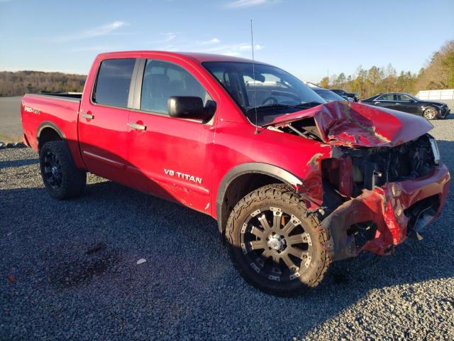 1N6BA0EC8BN322381 - 2011 NISSAN TITAN S RED photo 4