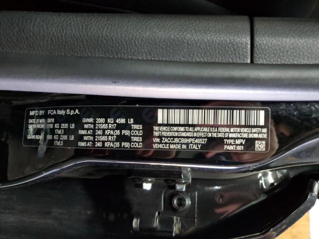 ZACCJBCB9HPE46527 - 2017 JEEP RENEGADE TRAILHAWK BLACK photo 14