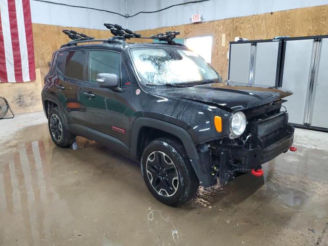 ZACCJBCB9HPE46527 - 2017 JEEP RENEGADE TRAILHAWK BLACK photo 4
