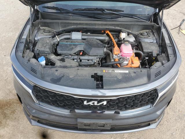 KNDRHDLG4P5214132 - 2023 KIA SORENTO EX GRAY photo 11