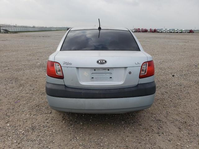 KNADE223696441841 - 2009 KIA RIO BASE BLUE photo 6