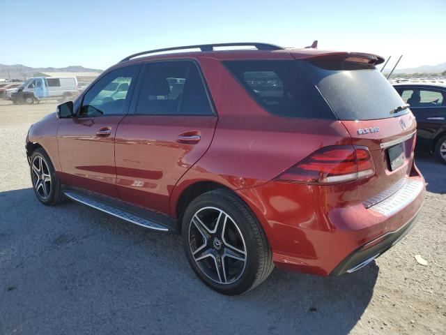 4JGDA5HB1JB089385 - 2018 MERCEDES-BENZ GLE 350 4MATIC RED photo 2