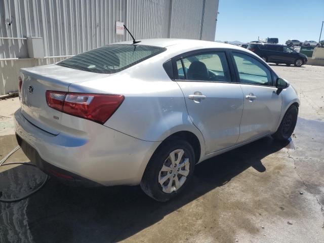 KNADM4A37E6348451 - 2014 KIA RIO LX SILVER photo 3