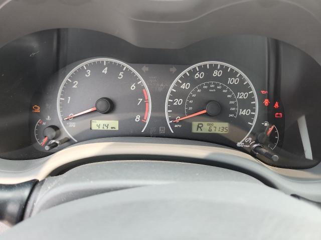 JTDBU4EE2AJ080440 - 2010 TOYOTA COROLLA BASE Gümüş fotoğraf 9