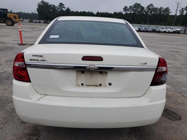 1G1ZS58F38F139452 - 2008 CHEVROLET MALIBU LS WHITE photo 6