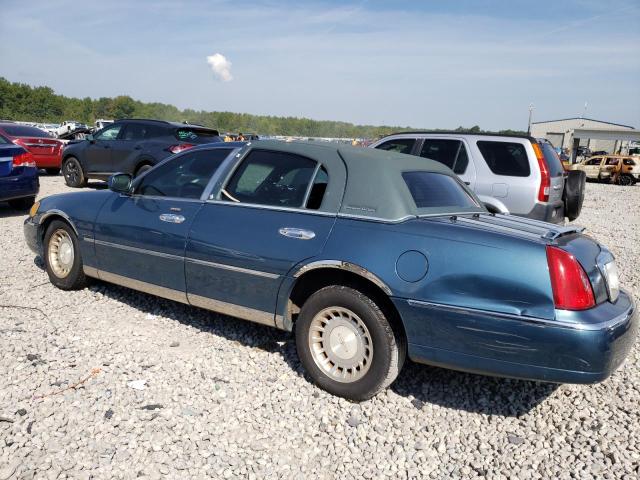 1LNHM81W12Y614354 - 2002 LINCOLN TOWN CAR EXECUTIVE TEAL photo 2