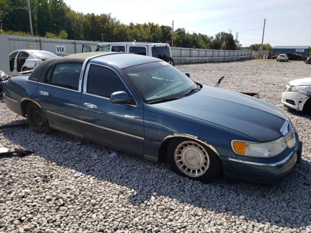 1LNHM81W12Y614354 - 2002 LINCOLN TOWN CAR EXECUTIVE TEAL photo 4