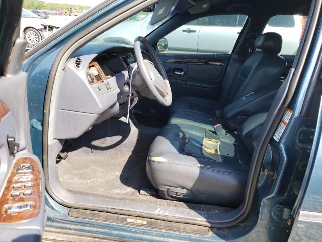 1LNHM81W12Y614354 - 2002 LINCOLN TOWN CAR EXECUTIVE TEAL photo 7